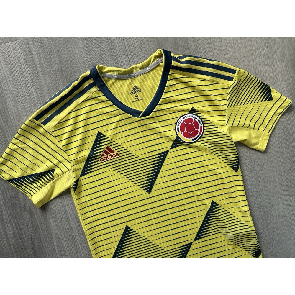 Adidas Jersey Womens Small 2019 Authentic Colombia National Team Home DN6619